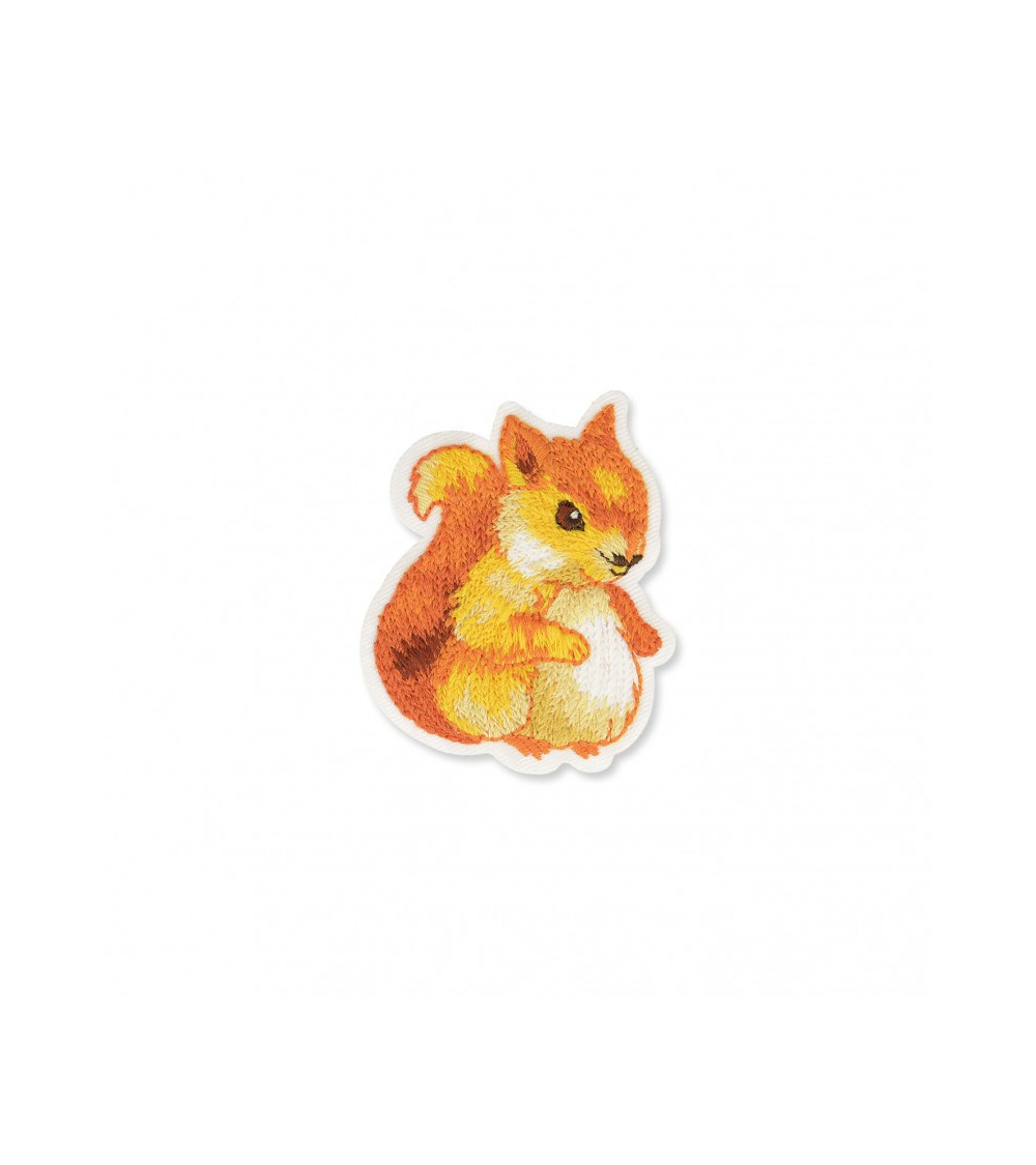 Set mit 3 Eichhörnchen-Aufnähern zum Aufbügeln, 5 x 6 cm
