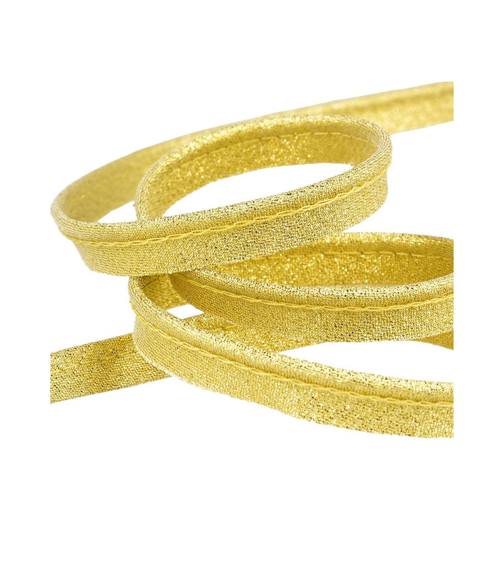 25m reel Gold metallic protruding