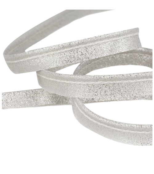 25m reel Protruding silver metallic