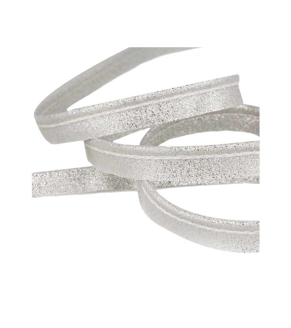 25-m-Rolle. Überstehendes Silbermetallic
