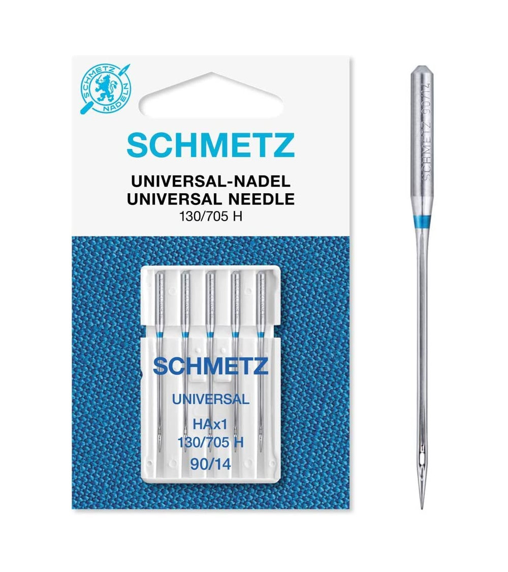 5 Schmetz universal needles 130/705 H size 90/14