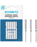 5 Aiguilles universelles Schmetz 130/705 H taille 70-90