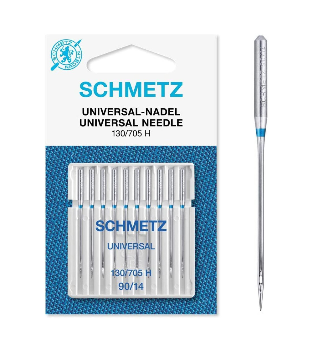 10 Schmetz universal needles 130/705 H size 90