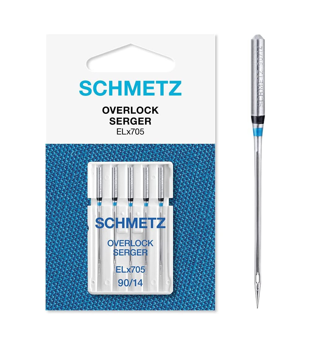 10 Aghi Schmetz Overlock ELx705 misura 90 - tagliacuci e MAC