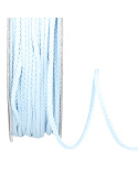 Bobine 30m cordelière polyester 4mm bleu clair