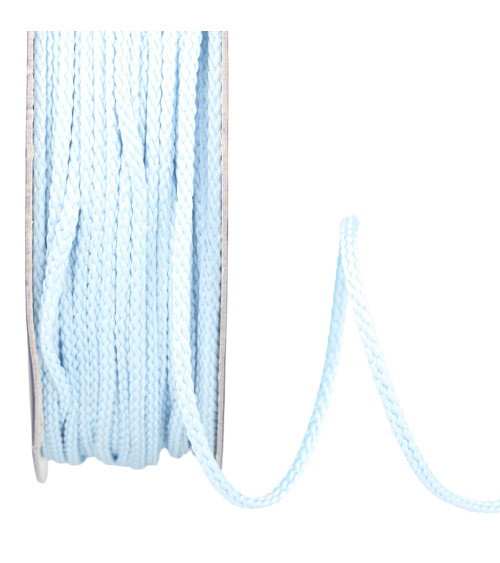 30m reel polyester cord 4mm light blue