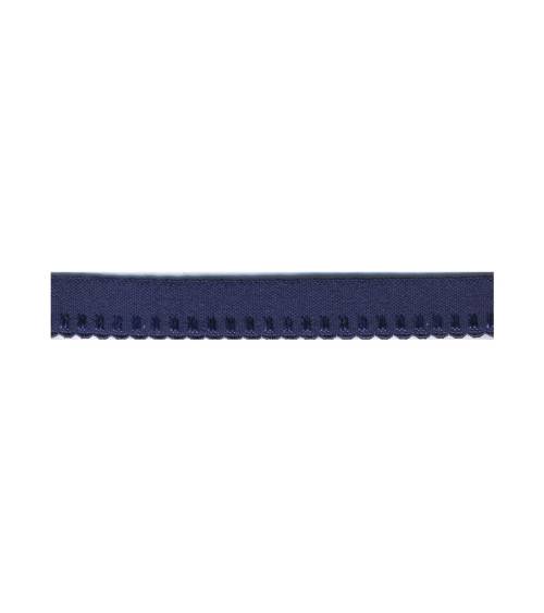 Bobine 25m élastique lingerie 10mm Bleu marine 10mm