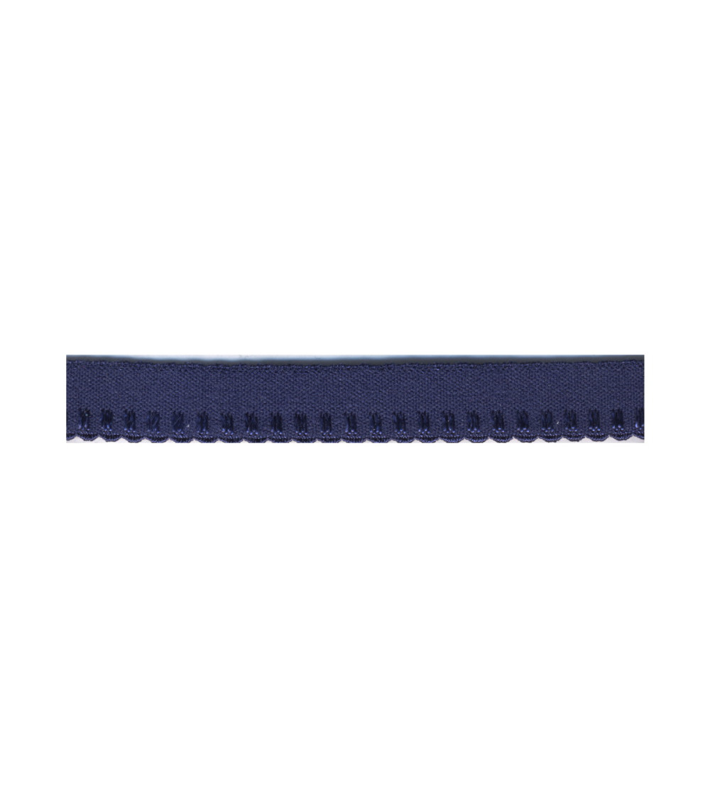 Bobina de 25m elástico lencero 10mm Azul marino 10mm