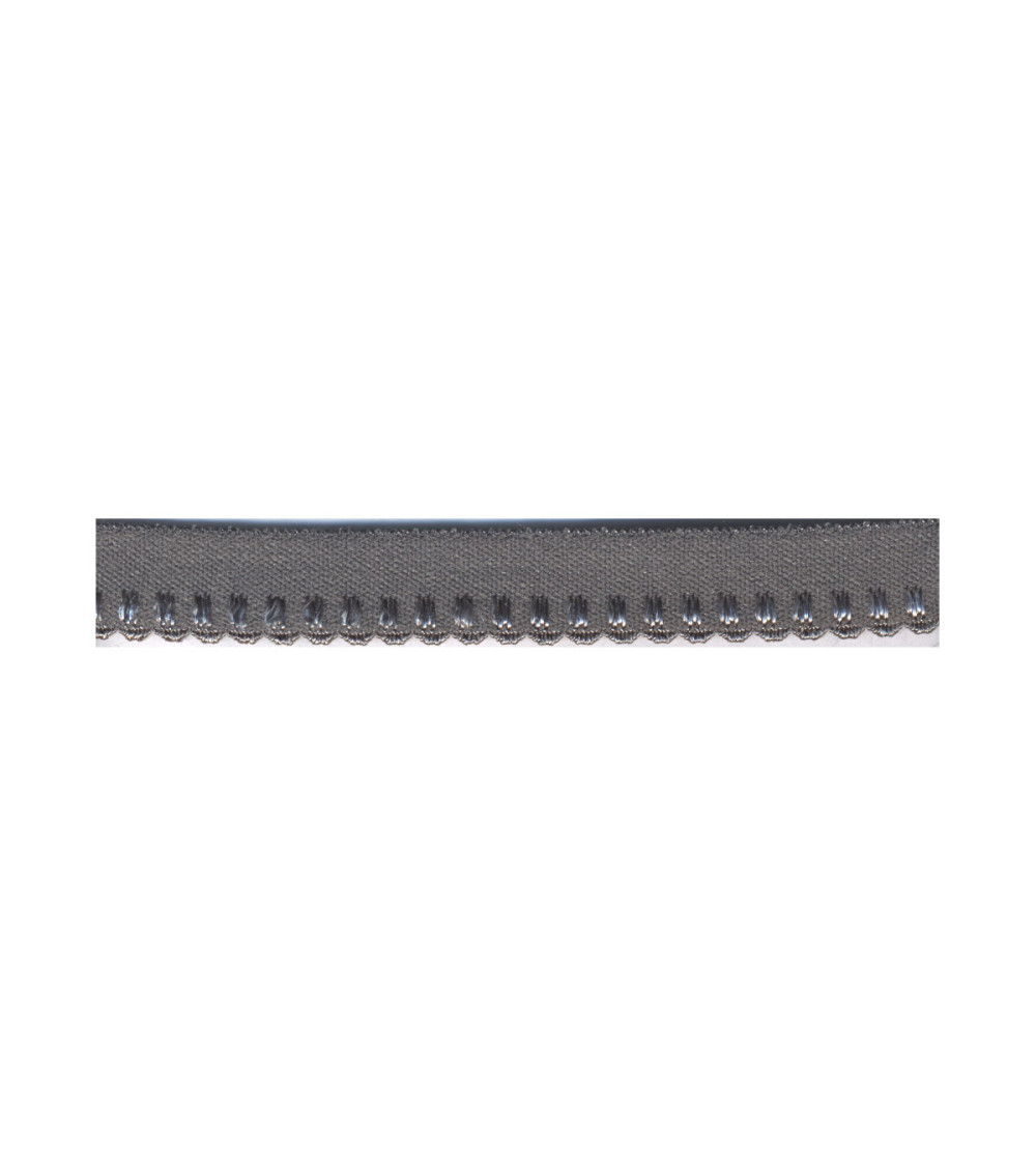 25 m Spule, elastisches Dessous, 10 mm, Mittelgrau, 10 mm