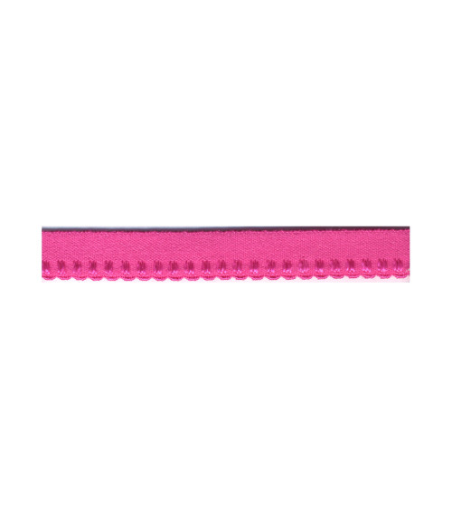 Bobine 25m élastique lingerie 10mm fuchsia 10mm