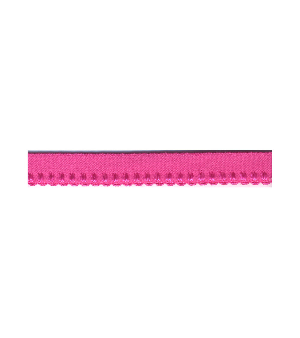 Spool 25m elastic lingerie 10mm fuchsia 10mm