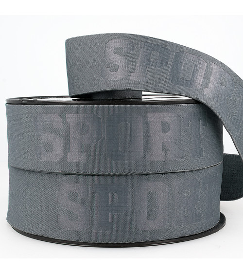 Reel 20m elastic 3d sport 40mm Dark Gray 40mm