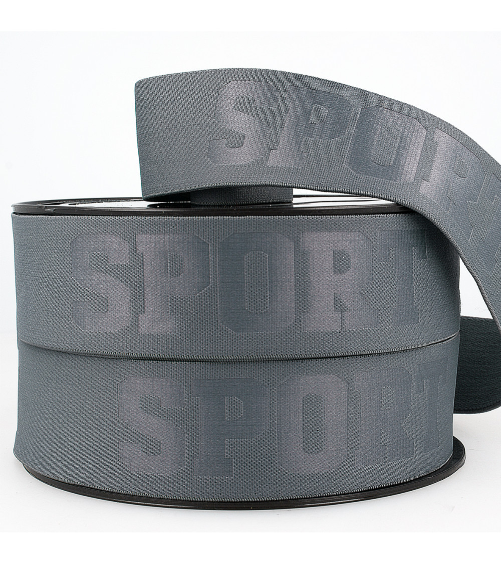 Reel 20m elastic 3d sport 40mm Dark Gray 40mm