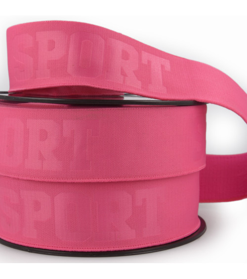 Reel 20m elastic 3d sport 40mm Fuchsia 40mm