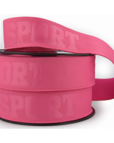 Reel 20m elastic 3d sport 40mm Fuchsia 40mm