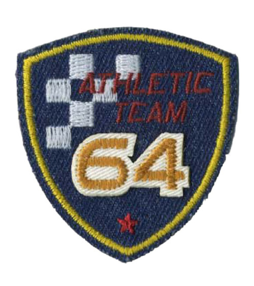 Ecussson thermocollant Athletic Team 64