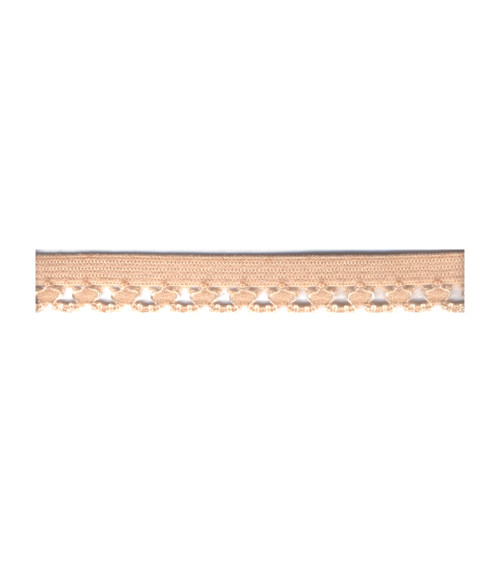 Bobine 25m élastique lingerie 12mm Beige 12mm