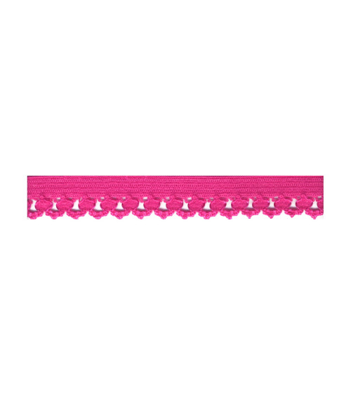 Spool 25m lingerie elastic 12mm fuchsia 12mm