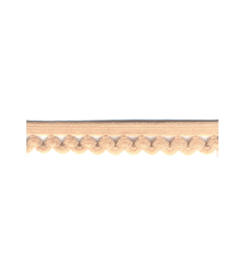 Bobine 25m élastique lingerie 12mm Beige 12mm