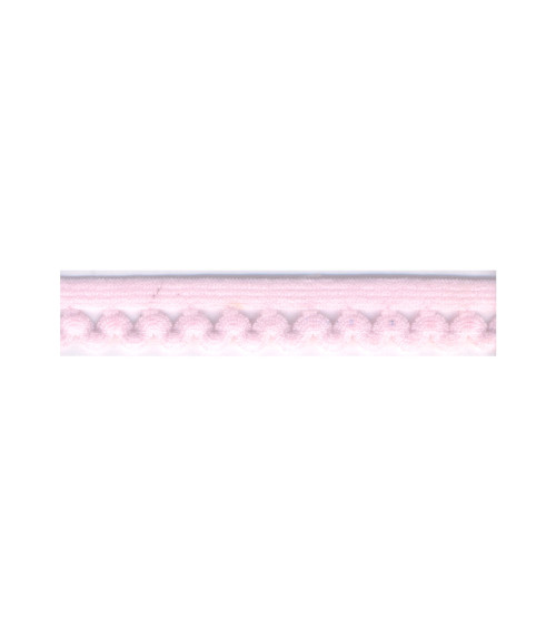 Bobina 25m elástico lencero 12mm Rosa claro 12mm