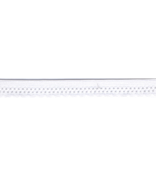 Spool 25m lingerie elastic 13mm White 13mm