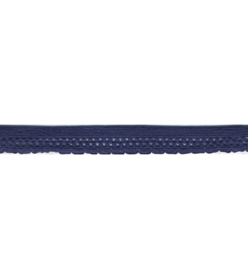 25 m Spule, elastisches Dessous, 13 mm, Marineblau, 13 mm