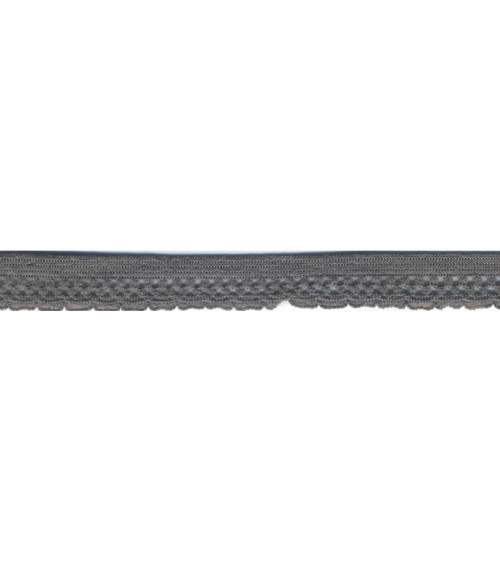 Spool 25m lingerie elastic 13mm Medium Grey 13mm