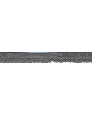 Bobina de 25m elástico lencero 13mm Gris medio 13mm