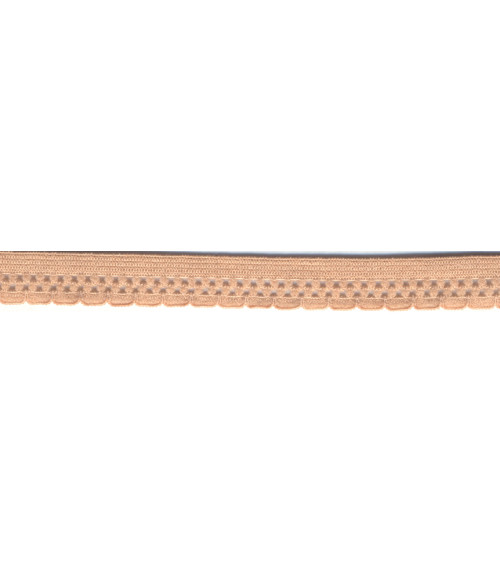 Bobine 25m élastique lingerie 13mm Beige 13mm