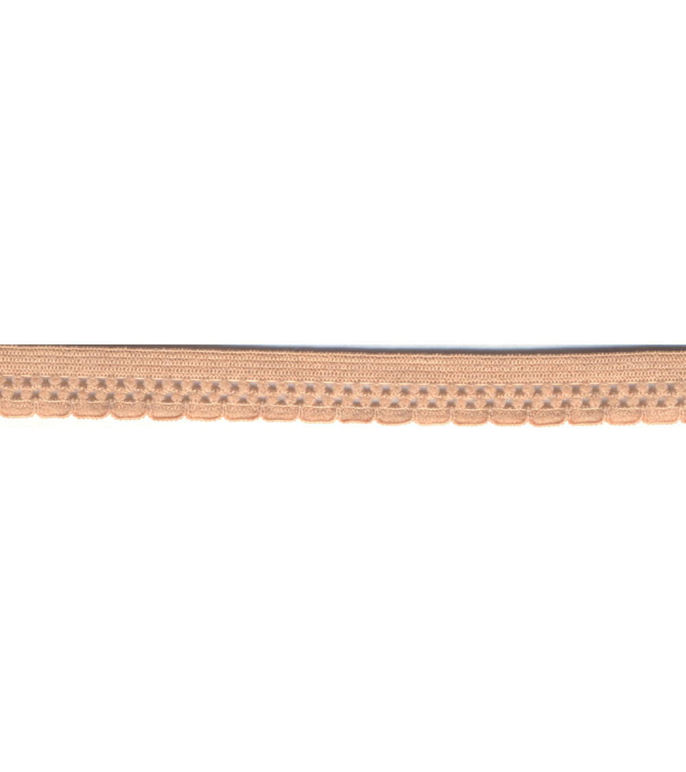 Bobine 25m élastique lingerie 13mm Beige 13mm