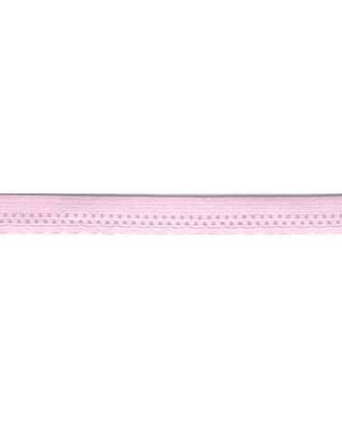 Bobina 25m elastico lingerie 13mm Rosa Chiaro 13mm