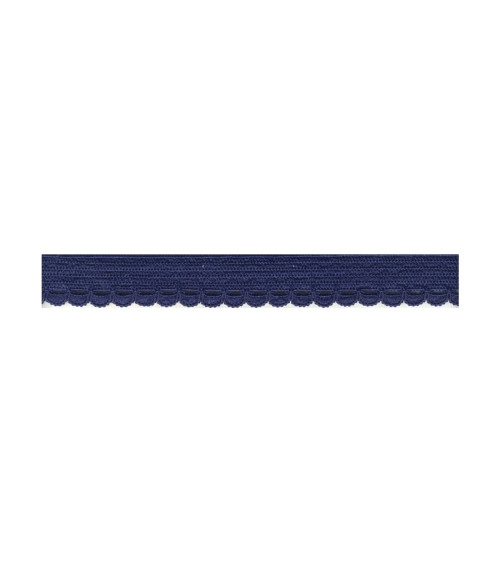 Bobine 25m élastique lingerie 10mm Bleu marine 10mm