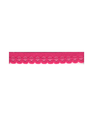 Spule 25 m, elastisches Dessous, 13 mm, Fuchsia, 13 mm