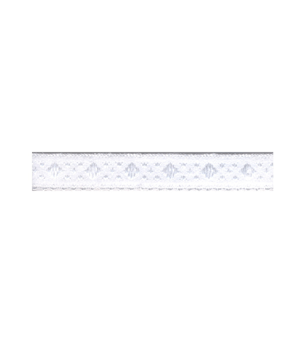 Spule 25 m elastischer Dessous-Pullover Weiß 11 mm