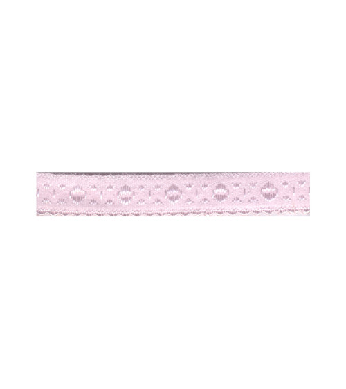 Bobine 25m élastique lingerie cavalier Rose Clair 11mm