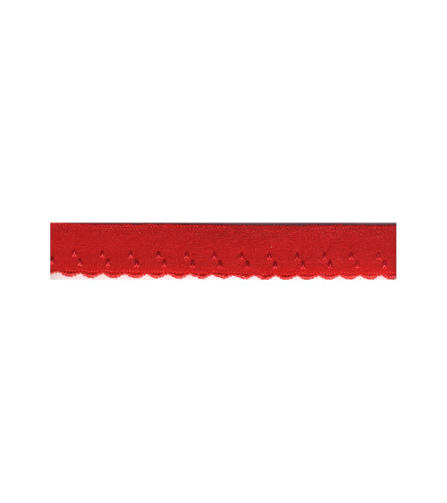 Spool 25m lingerie elastic 11mm Red 11mm