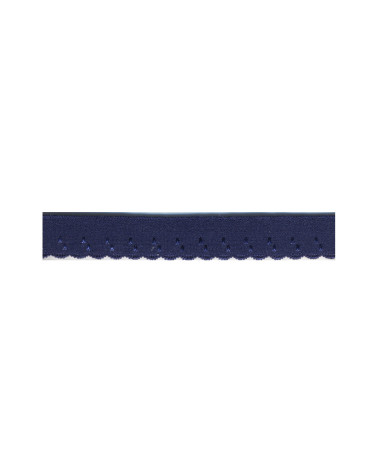 Bobina da 25 m di elastico per lingerie da 11 mm Blu navy 11 mm
