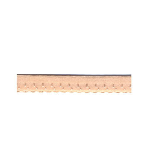 Bobina 25m lenceria elastica 11mm Beige 11mm