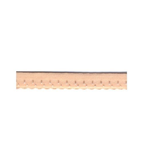 Bobine 25m élastique lingerie 11mm Beige 11mm