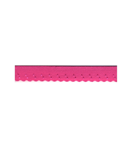 Bobine 25m élastique lingerie 11mm fuchsia 11mm