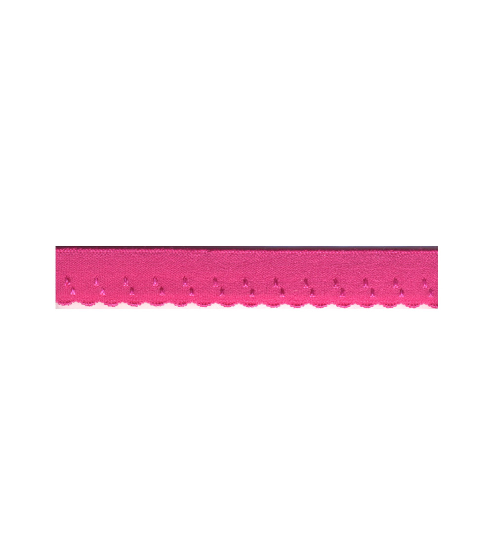 Bobina 25m elastico lingerie 11mm fucsia 11mm
