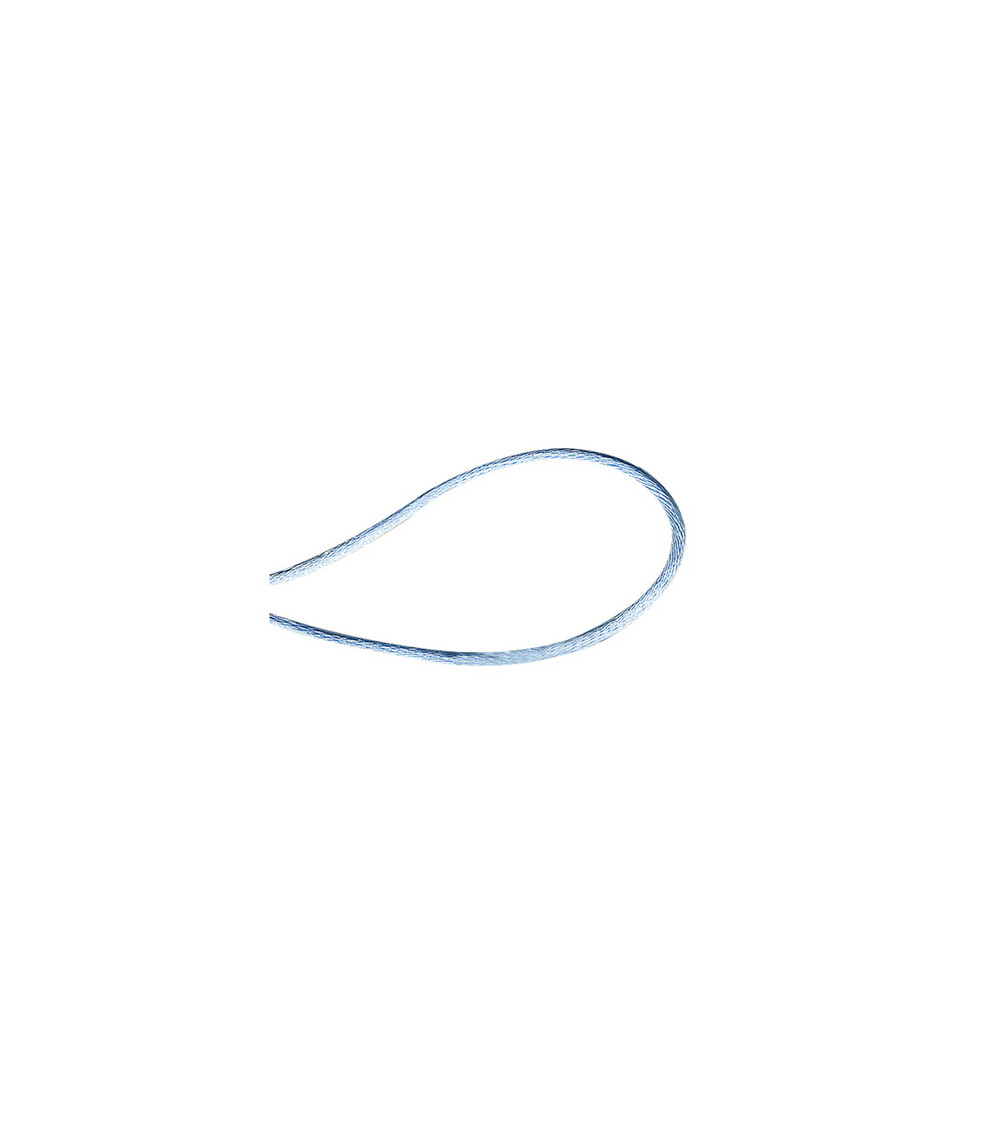 Mouse tail cord 1.2 mm sky blue per meter