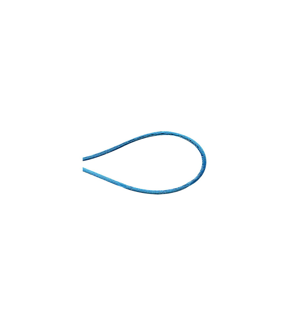 Mouse tail cord 1.2 mm steel blue per meter