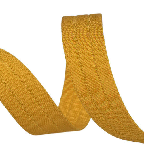 Grosgrain webbing 30mm mustard per meter