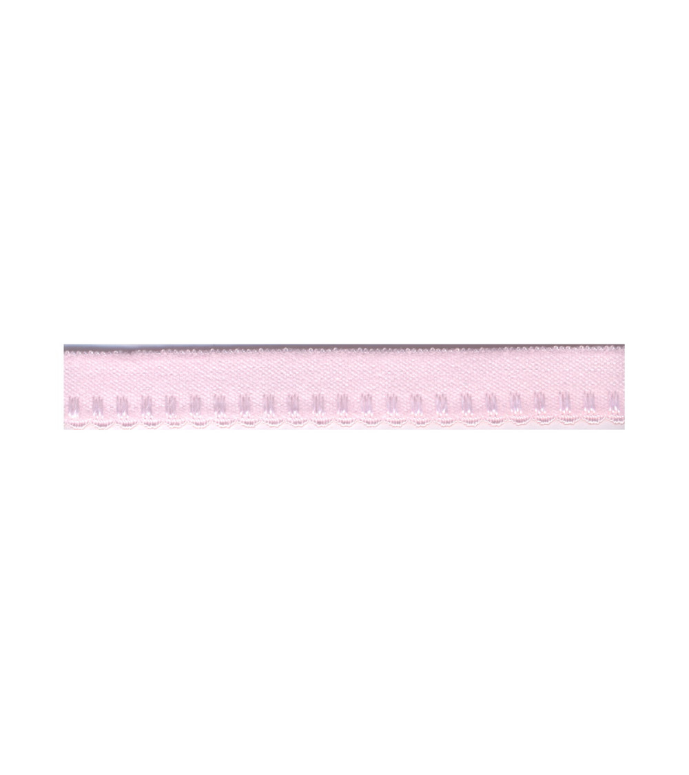 Lingerie elastic 10mm light pink per meter