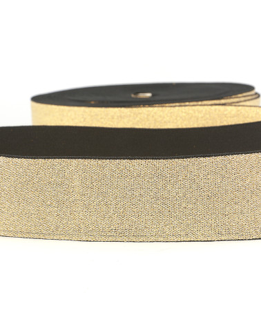 40mm rose gold metal elastic by the meter