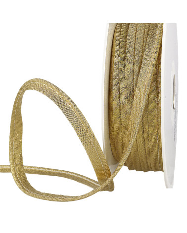 Metallic piping 10mm gold per meter