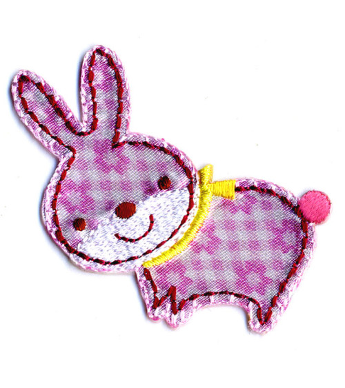 Rabbit iron-on patch