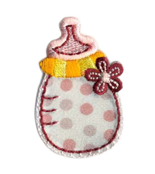 Liberty baby bottle iron-on patch