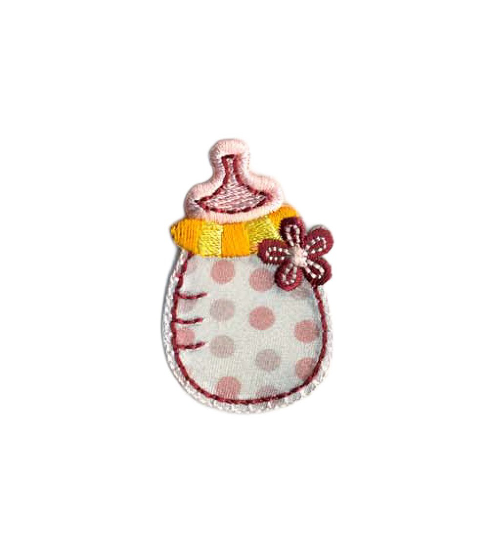 Liberty baby bottle iron-on badge